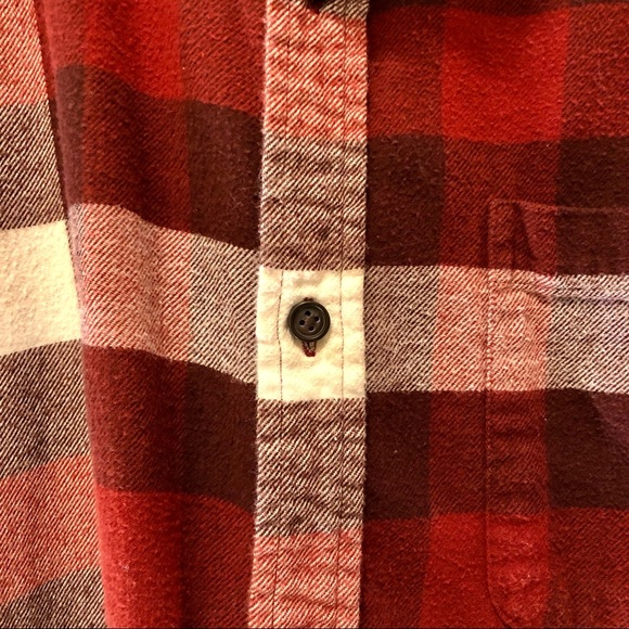 Ultra Soft, Oversized, Red 100% Cotton Croft & Barrow Plaid Flannel - Picture 5 of 12
